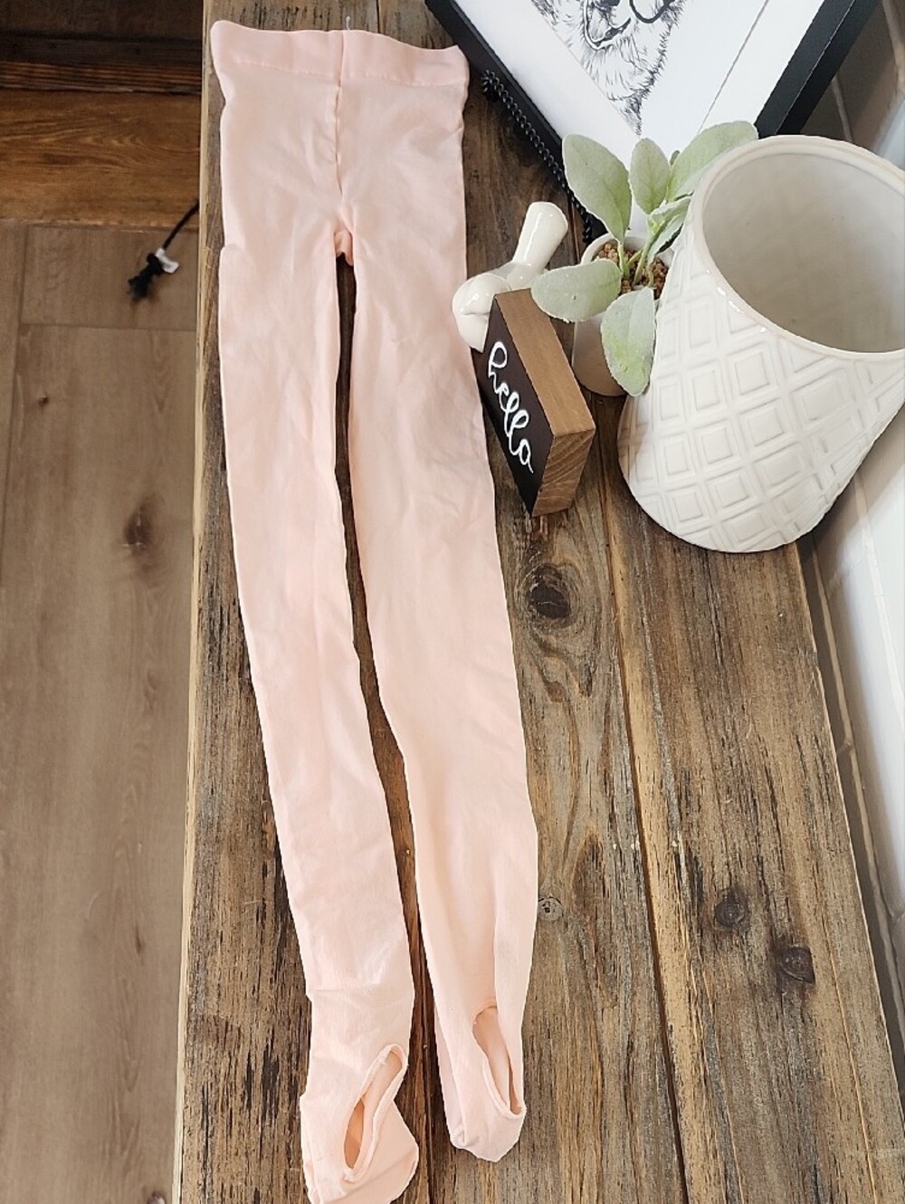 Capezio Light Pink Dance Tights, Girls L/xl - Picture 5 of 5